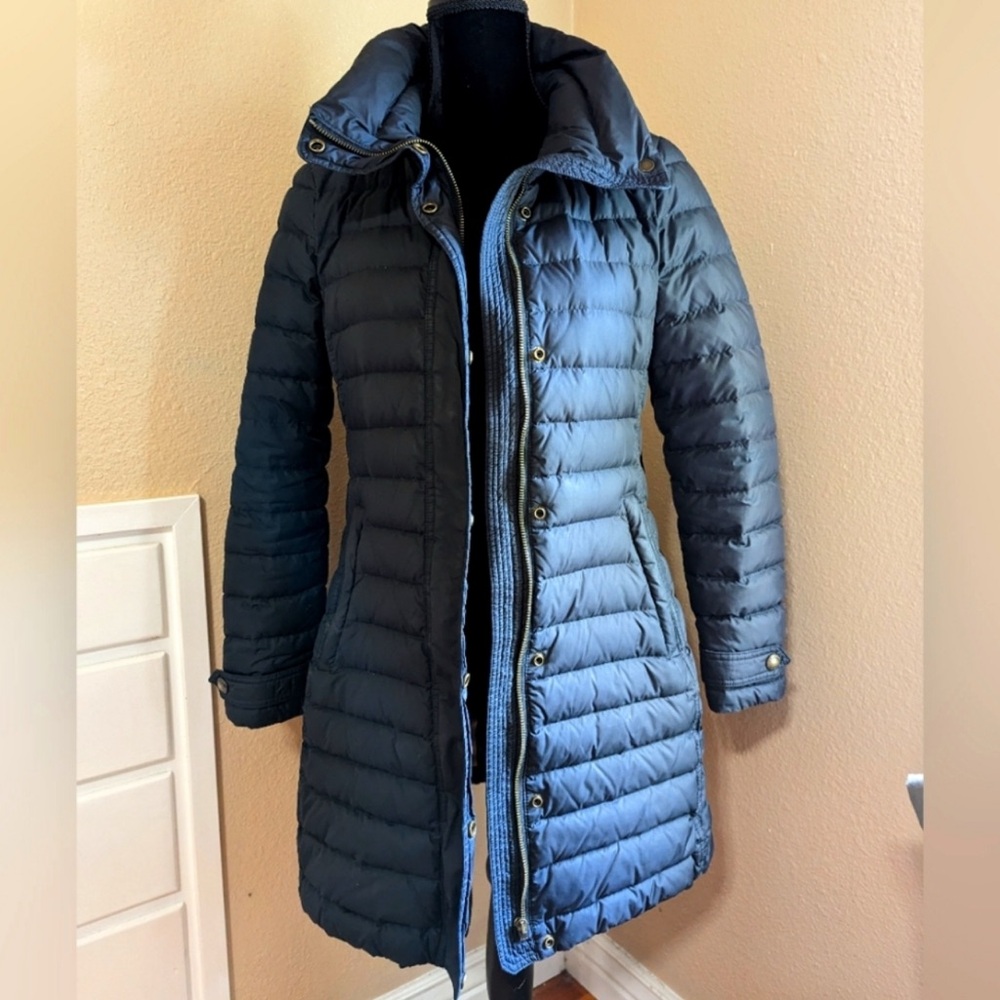 Burberry Brit Cornsdale Channel Quilt Parka Black Small